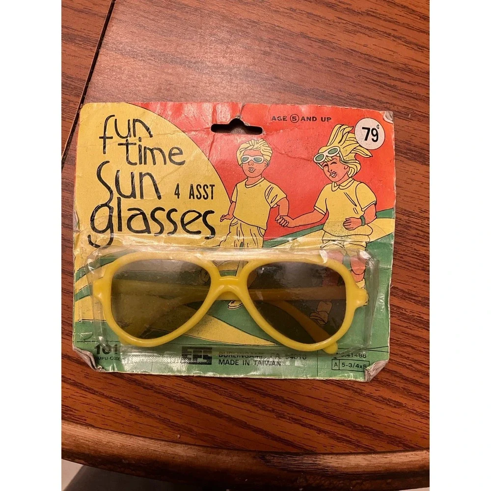 Vintage a fun time kids aviator sunglasses
